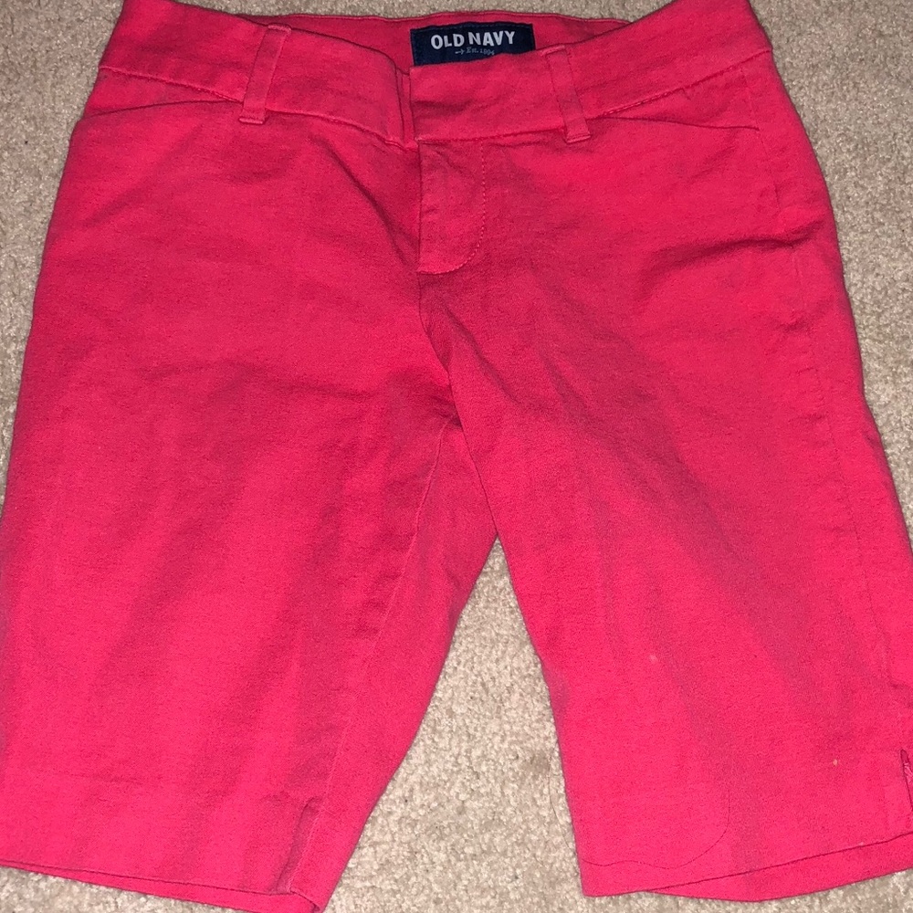 Long Coral Shorts